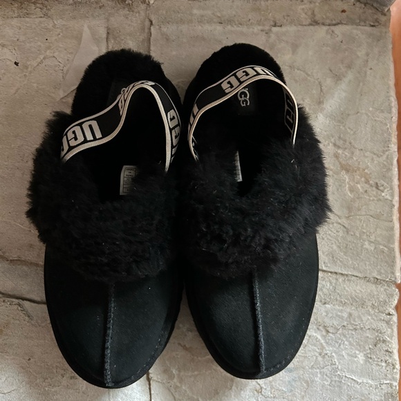 Uggs Funkette Slingback Platform Slippers - Picture 1 of 2